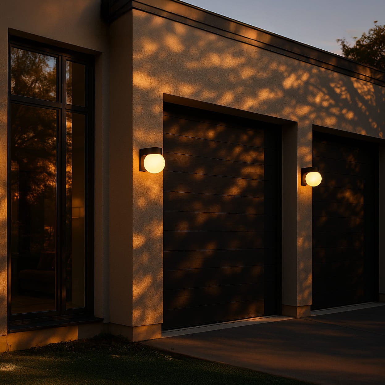 LED Wandleuchte Außen IP65 Kugeldesign Modern für Fassade und Terrasse mit wetterfestem Gehäuse - Image 4