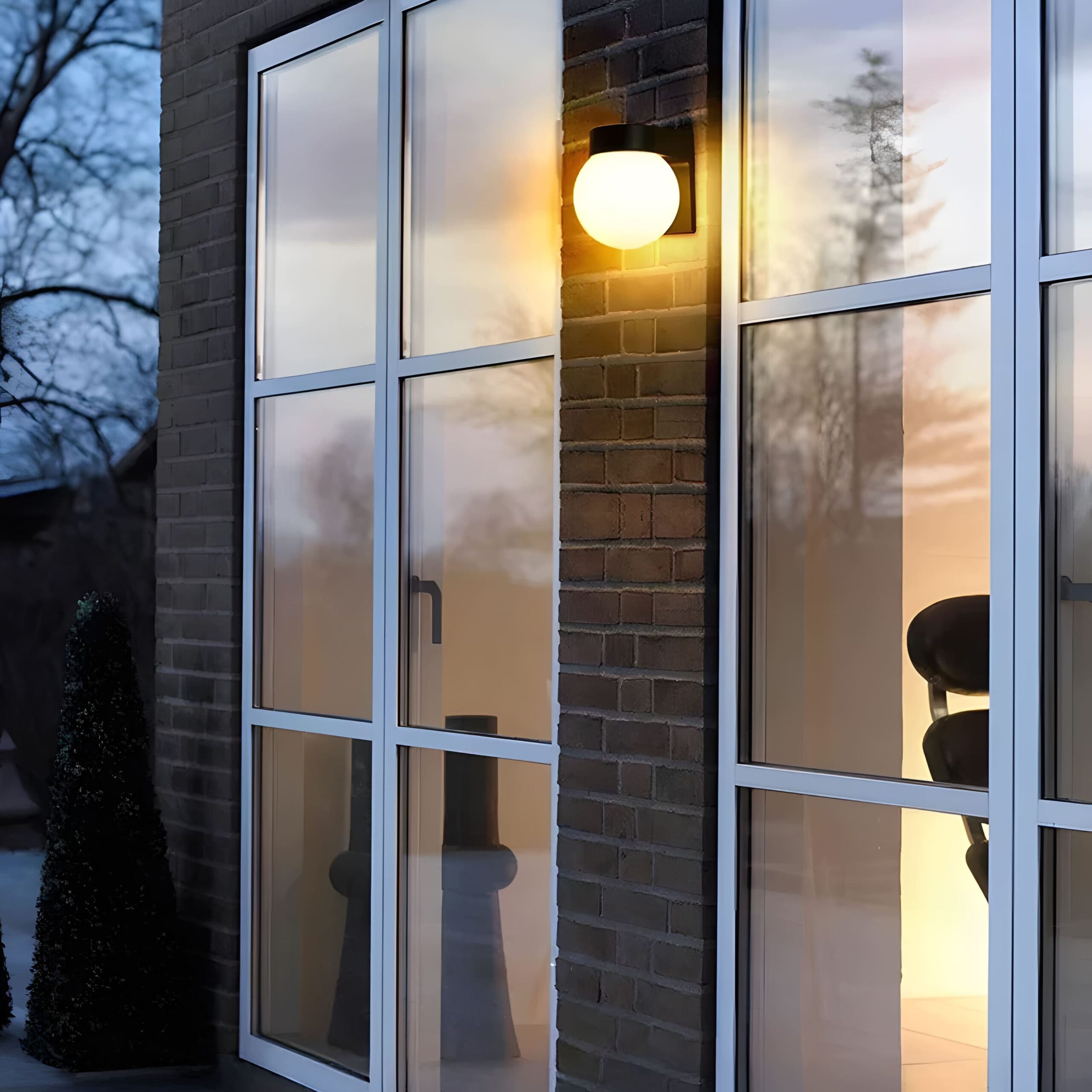 LED Wandleuchte Außen IP65 Kugeldesign Modern für Fassade und Terrasse mit wetterfestem Gehäuse - Image 7