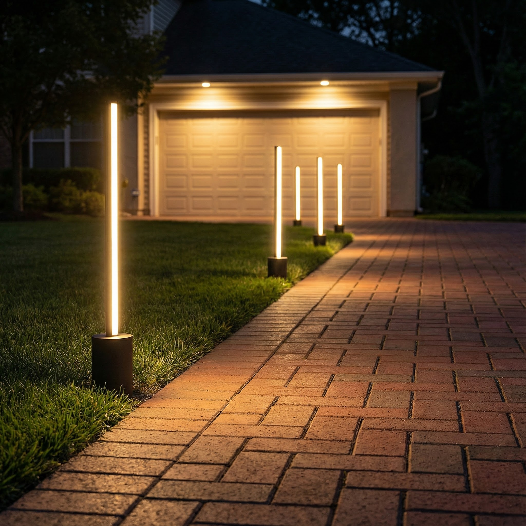LED Gartenleuchte Außen IP65 Modern für Gartenweg und Terrasse mit wetterfestem Aluminiumgehäuse - Image 5