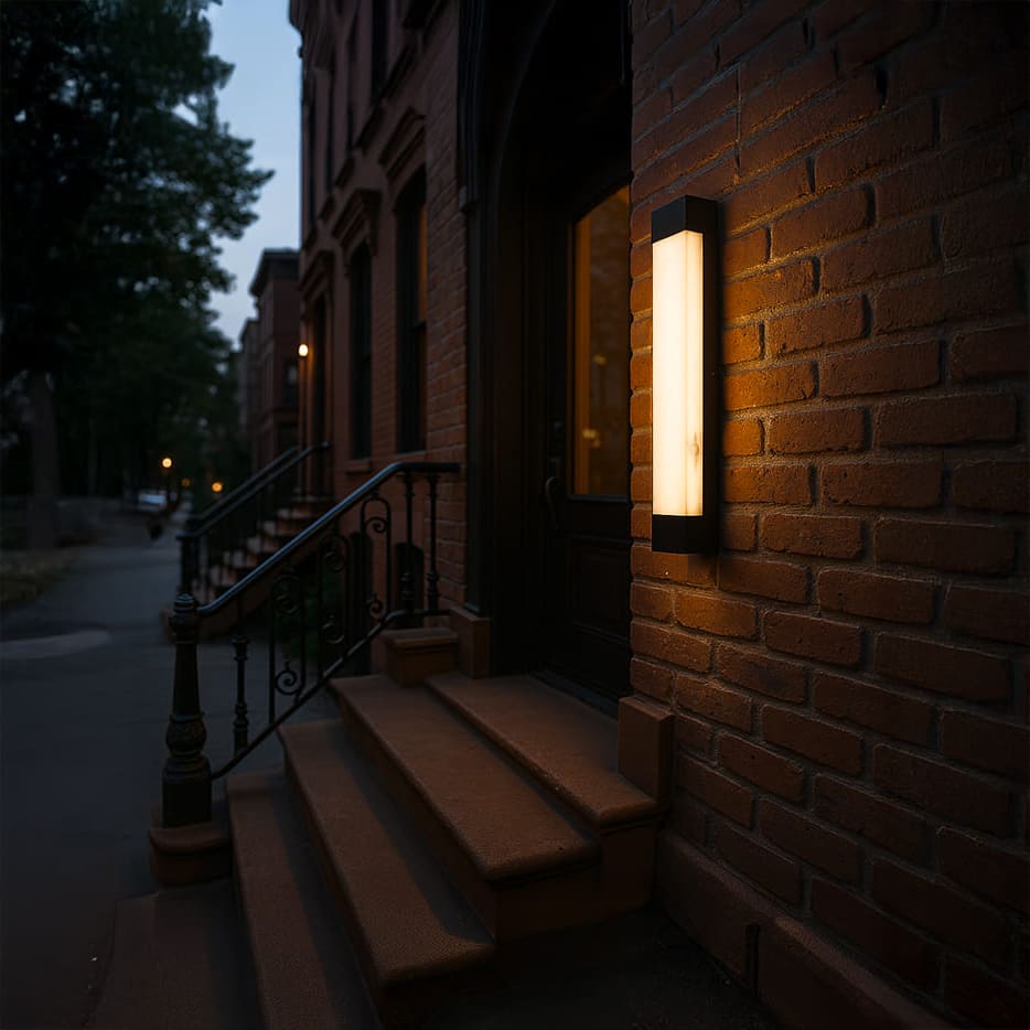 LED Wandleuchte Außen IP65 Marmoreffekt Modern für Fassade und Hauseingang mit Aluminiumgehäuse - Image 8