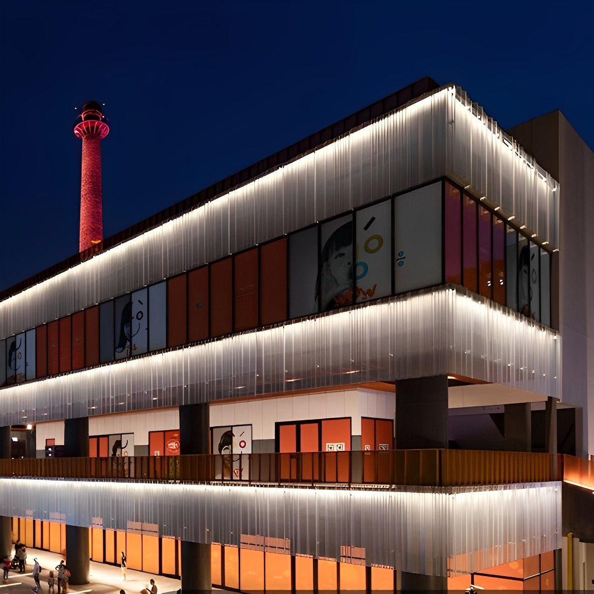 LED Außenwandleuchte Warmweiß Außen IP65 mit Aluminium Gehäuse Modern für Fassade und Terrasse - Image 3