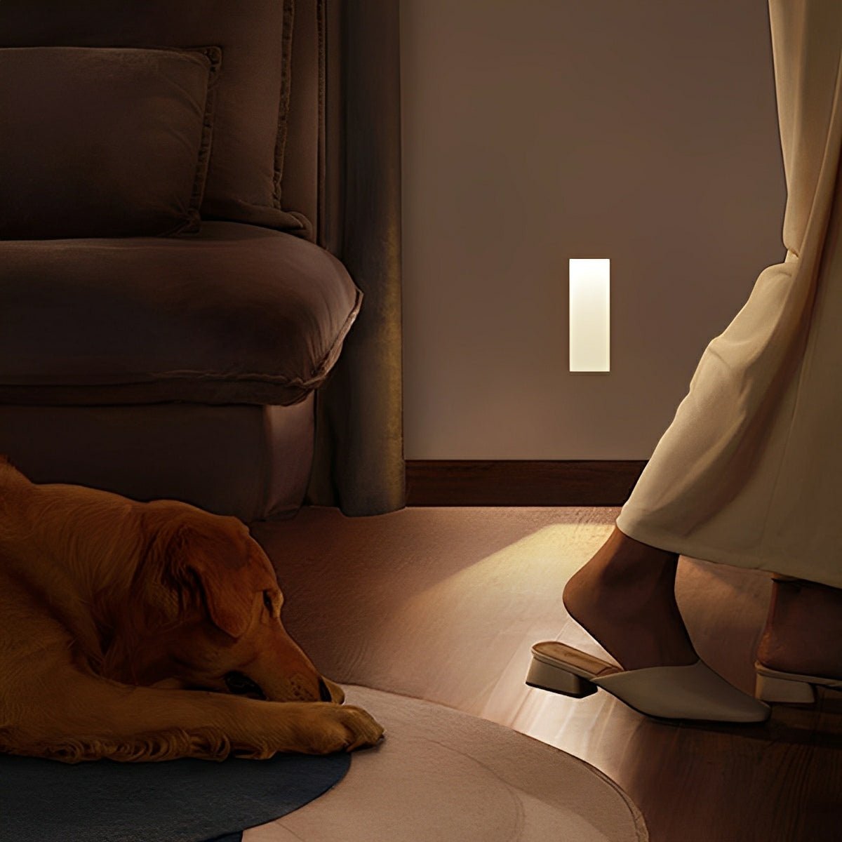 LED Treppeneinbauleuchte mit Bewegungsmelder Modern für Treppenstufen und Flurbeleuchtung mit indirektem Lichtdesign - Image 5