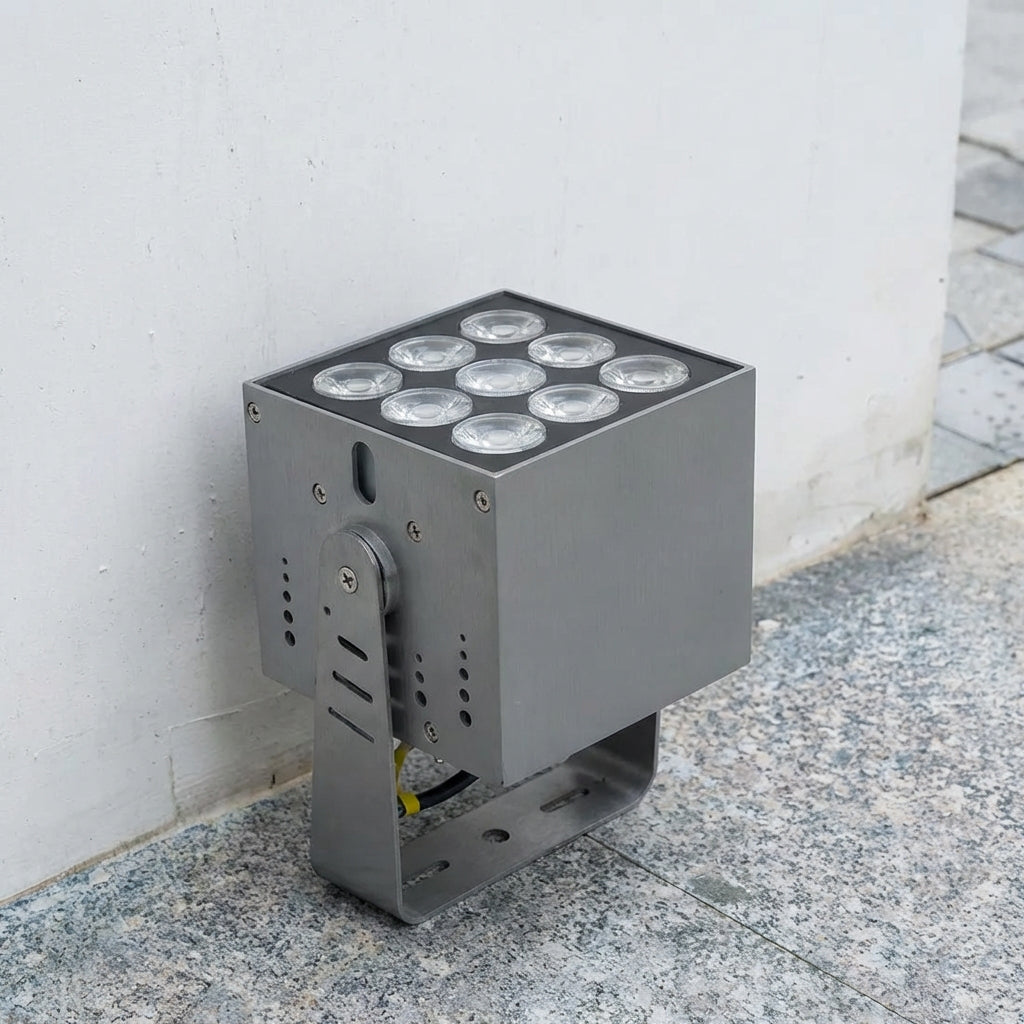 LED Außenstrahler Warmweiß Außen IP67 aus Aluminiumdruckguss Modern für Fassade und Gebäude - Image 3