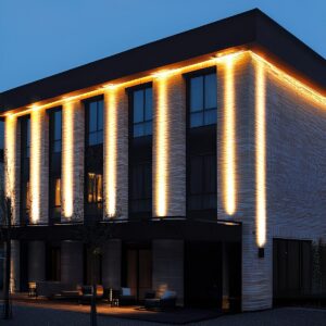 Alternative view of LED Außenstrahler Warmweiß Außen IP67 aus Aluminiumdruckguss Modern für Fassade und Gebäude