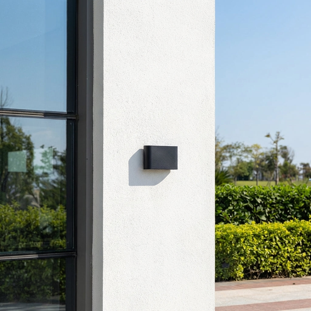 LED Außenwandleuchte IP65 Modernes Up Down Lichtdesign für Fassade und Hauseingang mit wetterfestem Gehäuse - Image 3