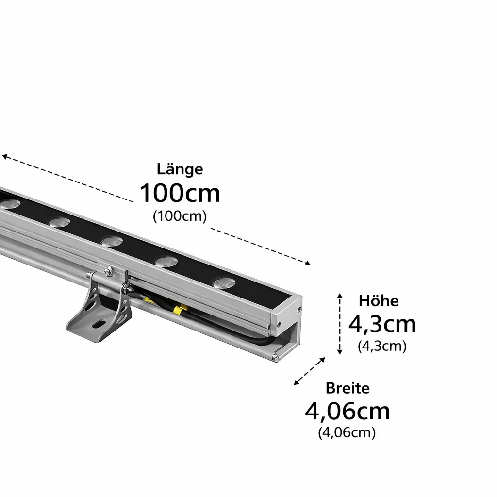 LED Außenwandleuchte Warmweiß Außen IP65 mit Aluminium Gehäuse Modern für Fassade und Terrasse - Image 11