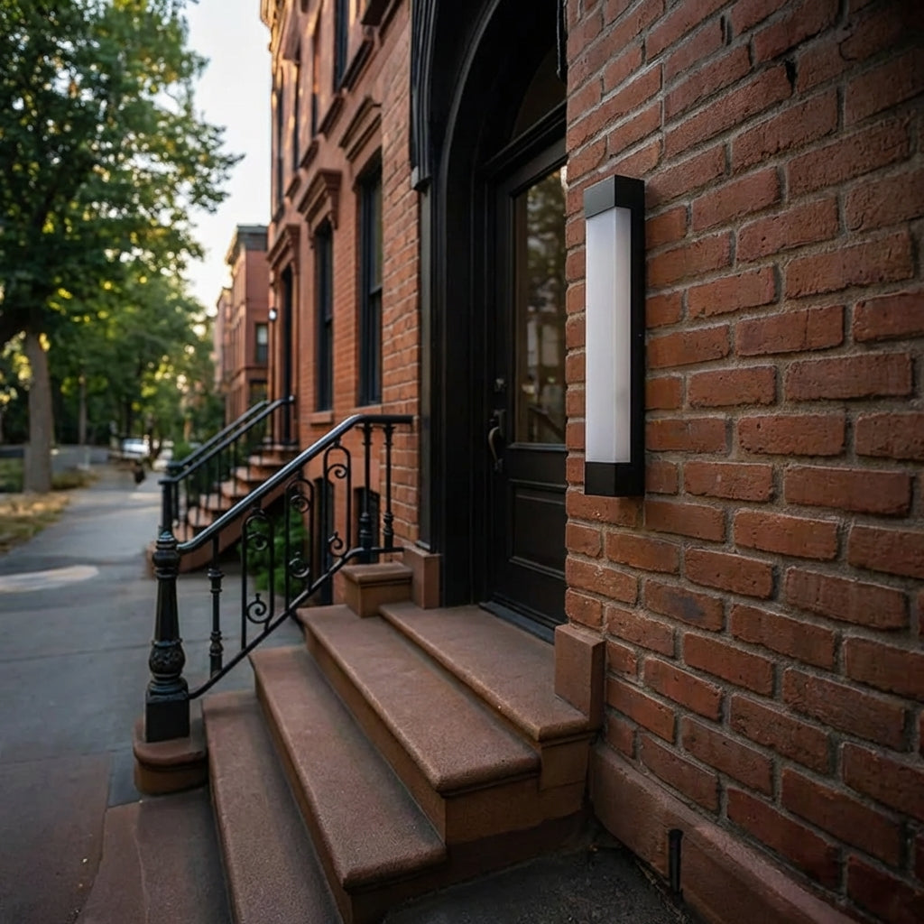 LED Wandleuchte Außen IP65 Marmoreffekt Modern für Fassade und Hauseingang mit Aluminiumgehäuse - Image 3