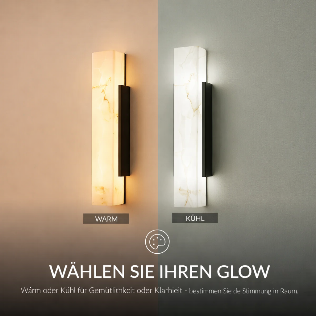 LED Wandleuchte Warmweiß Außen IP65 Wetterfest mit Marmoreffekt Modern für Fassade und Eingang - Image 5