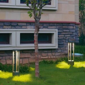Alternative view of LED Pollerleuchte Außen Warmweiß IP54 aus Aluminium Modern für Gartenweg und Einfahrt Verschiedene Höhen