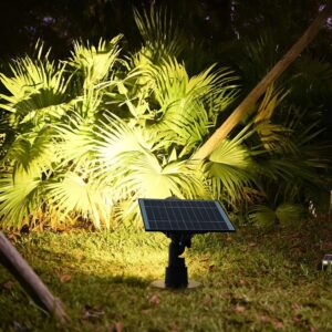 Alternative view of Solar Gartenspot LED RGB Außen IP65 mit verstellbarem Kopf aus Aluminium für Garten und Rasen