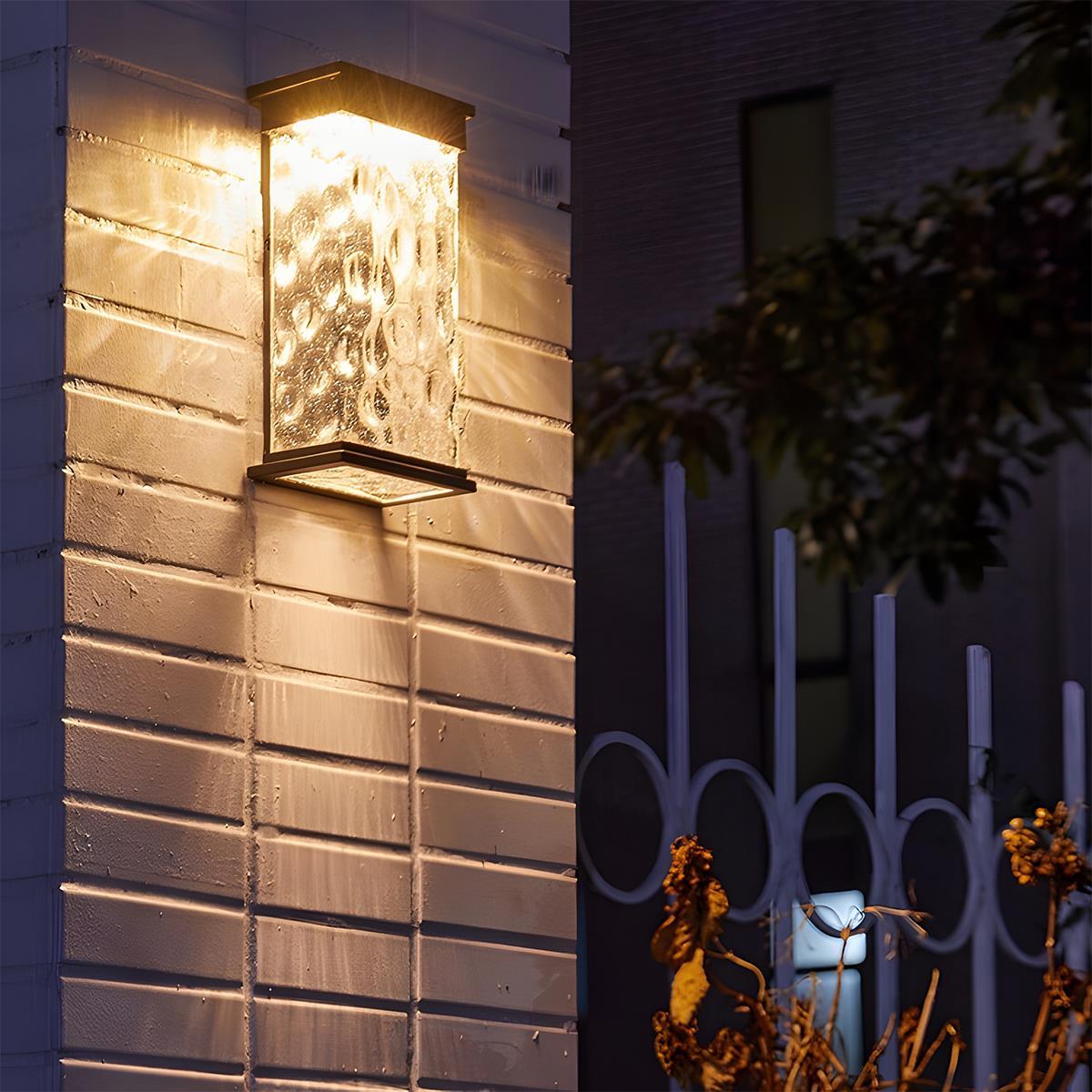 Rechteckige LED Außenwandleuchte IP65 Wasserdicht Modernes Design Warmweiß für Fassade Balkon und Eingangsbereich - Image 4