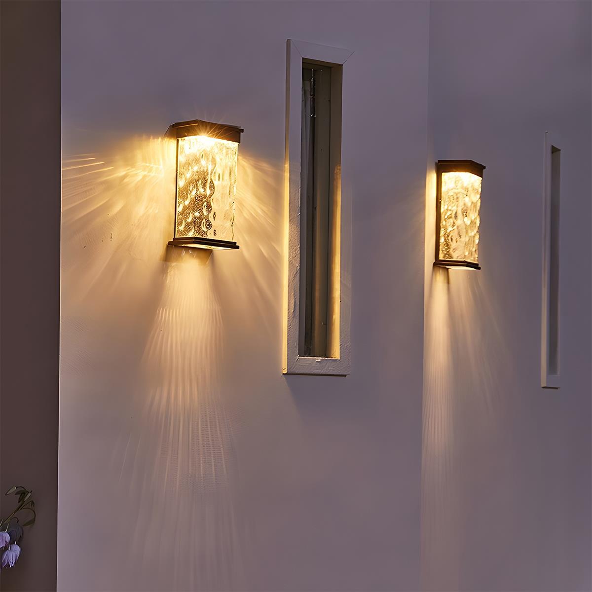 Rechteckige LED Außenwandleuchte IP65 Wasserdicht Modernes Design Warmweiß für Fassade Balkon und Eingangsbereich - Image 5
