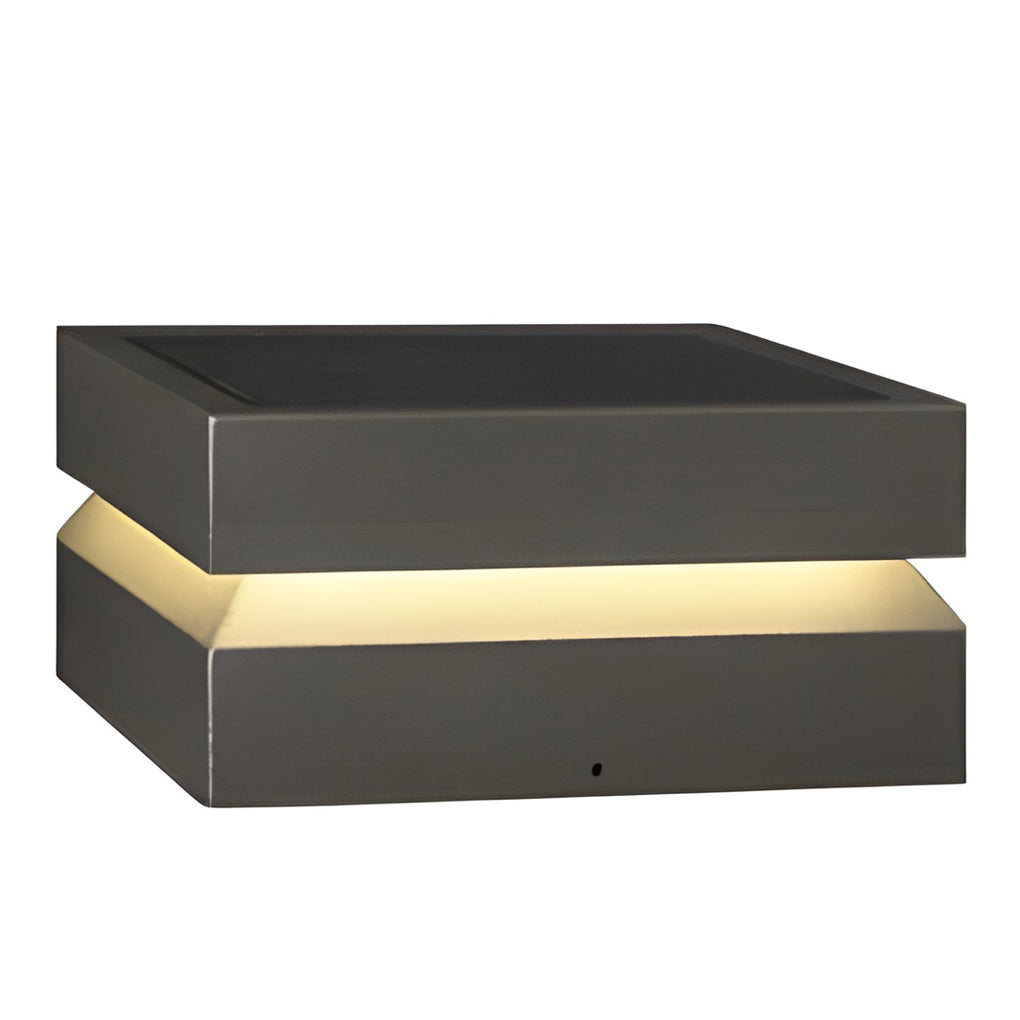 LED Säulenleuchte Außen Warmweiß IP65 aus Edelstahl Modern für Einfahrt und Garten Quadratisch - Image 10