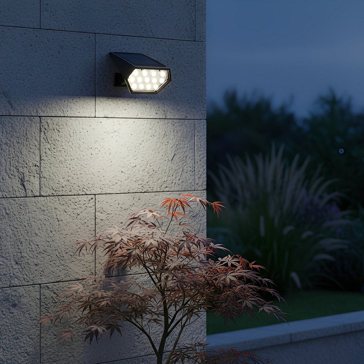 Solar LED Außenstrahler Verstellbar IP65 Wasserdicht Modern für Garten Bäume und Wege - Image 5