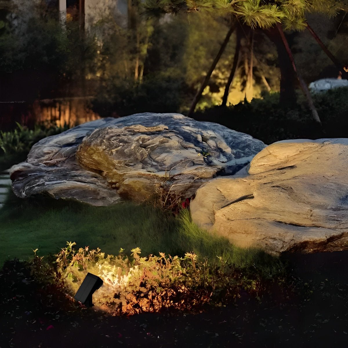 Solar LED Außenstrahler Verstellbar IP65 Wasserdicht Modern für Garten Bäume und Wege - Image 6