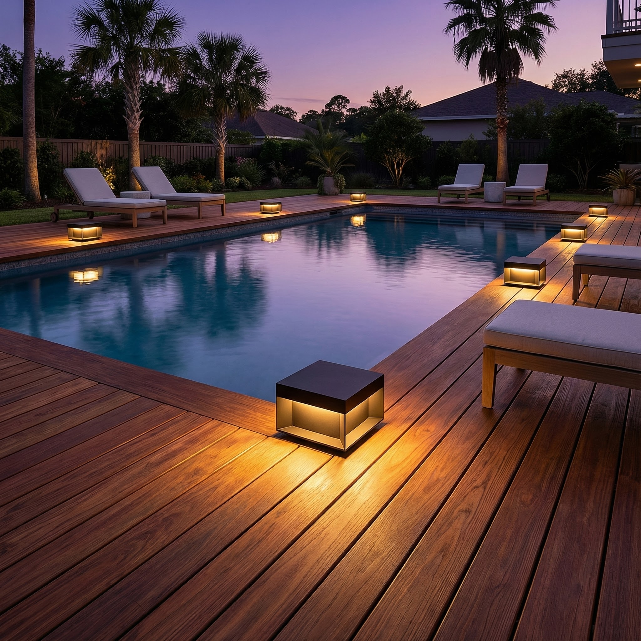 Solar Gartenleuchte LED Außen IP65 Modernes Würfeldesign für Gartenweg und Terrasse mit Edelstahlgehäuse - Image 6