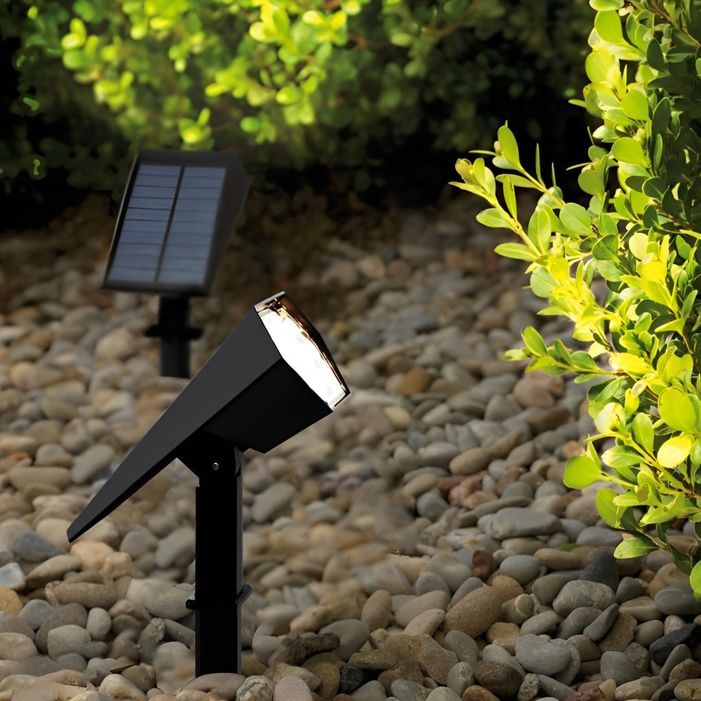 Solar Gartenspot LED Warmweiß Außen IP65 mit verstellbarem Winkel für Garten und Beete Modern - Image 2