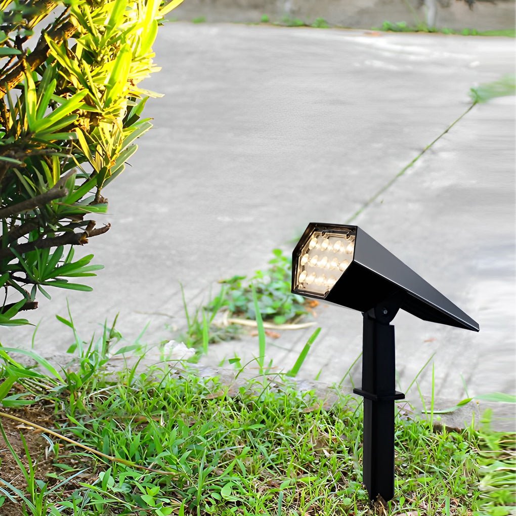 Solar Gartenspot LED Warmweiß Außen IP65 mit verstellbarem Winkel für Garten und Beete Modern - Image 3
