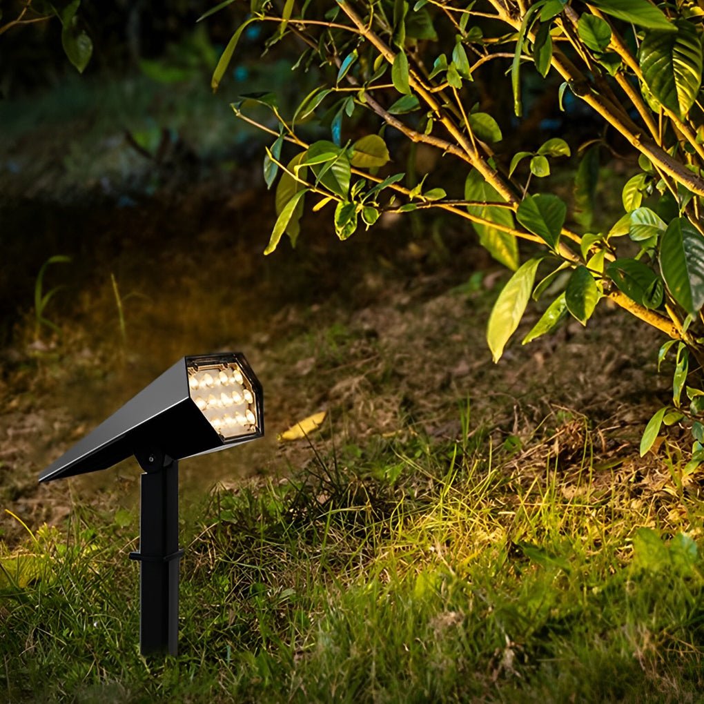 Solar Gartenspot LED Warmweiß Außen IP65 mit verstellbarem Winkel für Garten und Beete Modern - Image 5