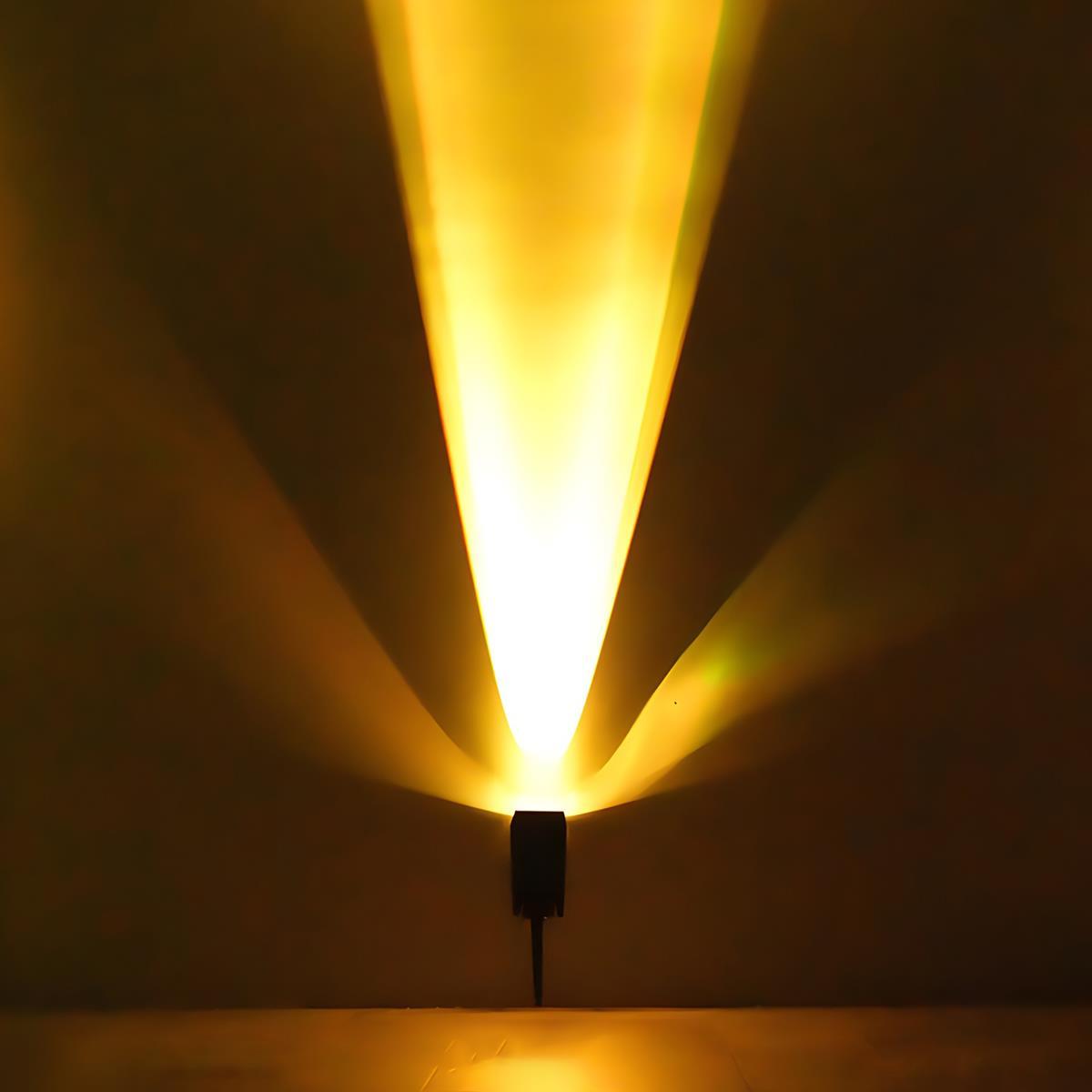 LED Solarstrahler Garten Verstellbares Zoomobjektiv Wetterfest IP65 Warmweiß Energieeffiziente LED-Technologie für Rasen Beete und Fassade - Image 4