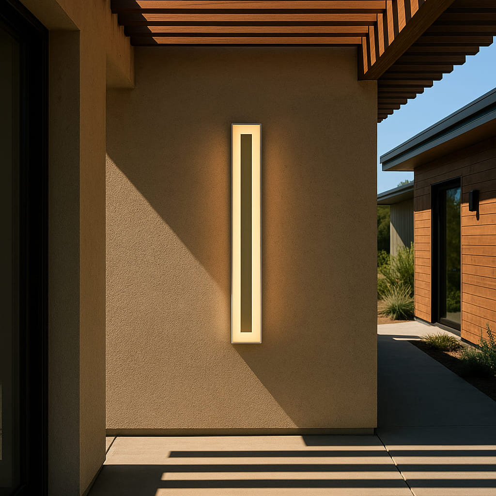 LED Wandleuchte Warmweiß Außen IP65 Dimmbar Minimalistisch für Fassade und Terrasse - Image 4