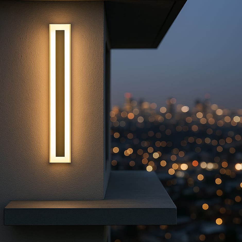 LED Wandleuchte Warmweiß Außen IP65 Dimmbar Minimalistisch für Fassade und Terrasse - Image 8