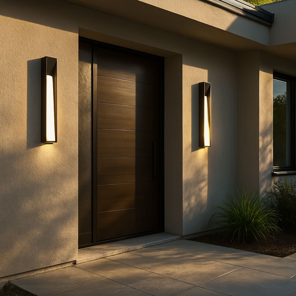 LED Außenwandleuchte IP65 Minimalistisches Design für Fassade und Hauseingang mit wetterfestem Aluminiumgehäuse - Image 3