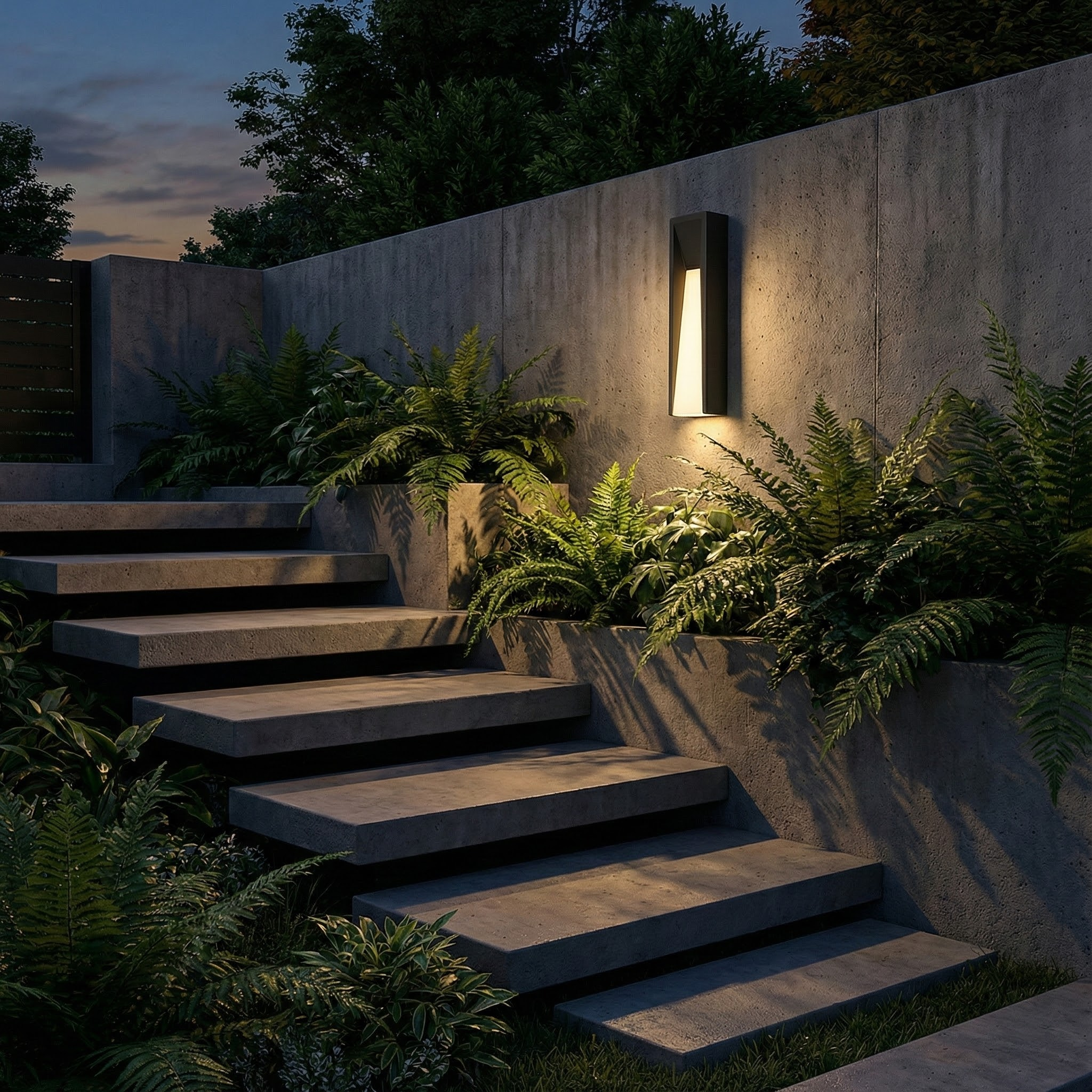 LED Außenwandleuchte IP65 Minimalistisches Design für Fassade und Hauseingang mit wetterfestem Aluminiumgehäuse - Image 5