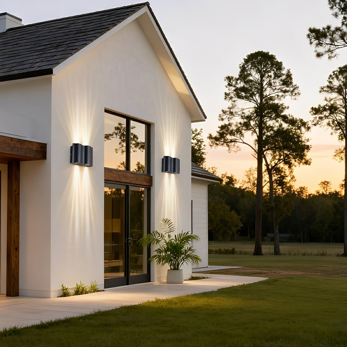 LED Außenwandleuchte Modern Wasserdicht IP65 Up & Down Licht für Fassade Balkon und Terrasse - Image 5