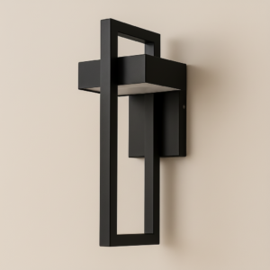 Alternative view of LED Wandleuchte Außen IP65 Aluminium Modern für Fassade und Hauseingang mit indirektem Lichtdesign