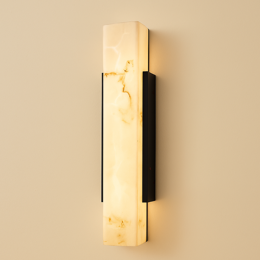 LED Wandleuchte Warmweiß Außen IP65 Wetterfest mit Marmoreffekt Modern für Fassade und Eingang