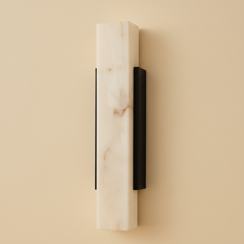 LED Wandleuchte Warmweiß Außen IP65 Wetterfest mit Marmoreffekt Modern für Fassade und Eingang - Image 2