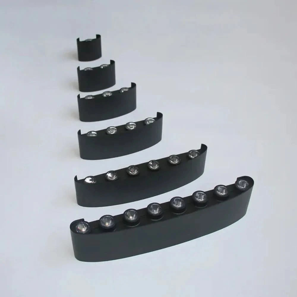 LED Außenwandleuchte IP65 Modernes Up Down Lichtdesign für Fassade und Hauseingang mit wetterfestem Gehäuse - Image 4