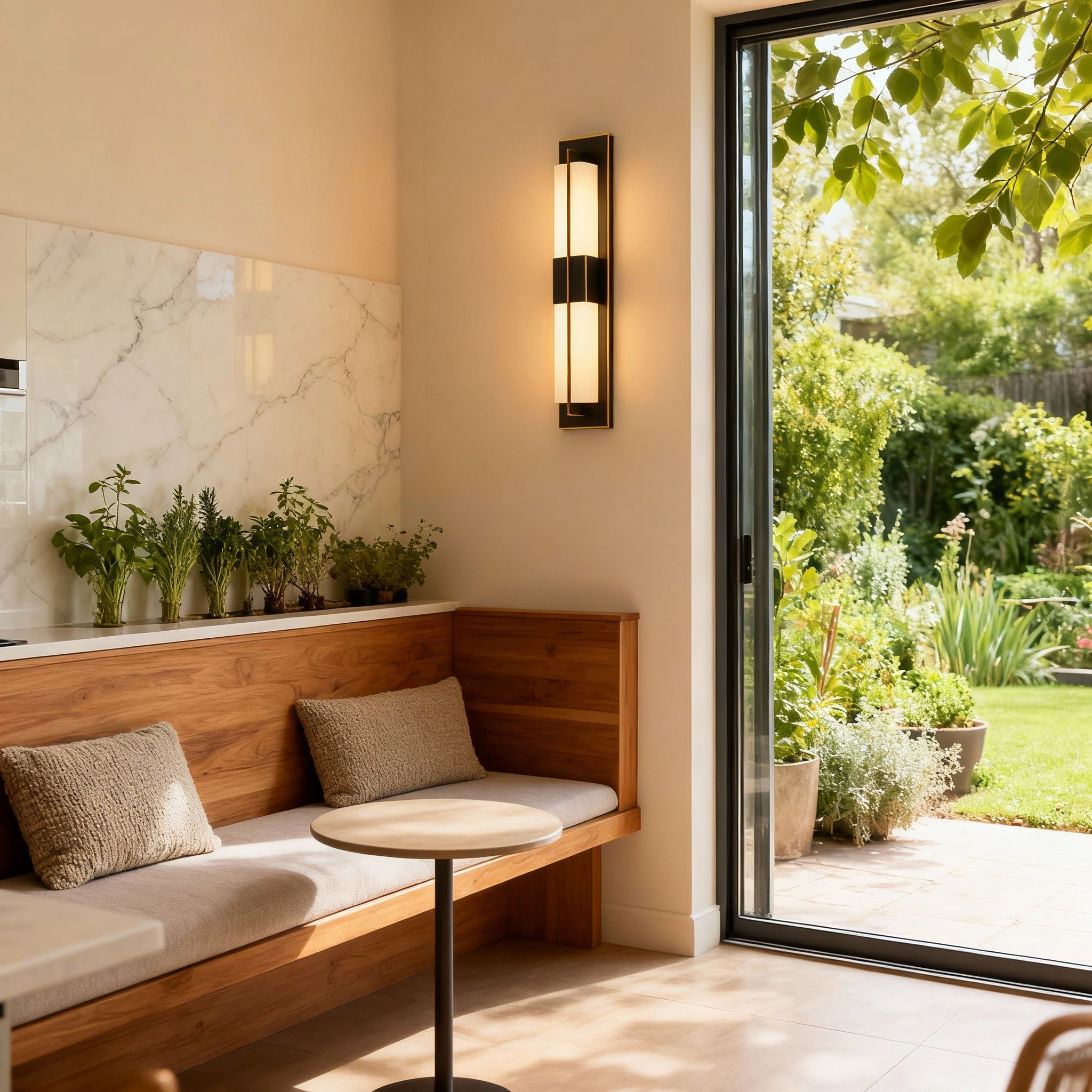 LED Wandleuchte Warmweiß Außen IP65 Wasserdicht Modern mit Vertikalem Design für Fassade und Eingang - Image 7